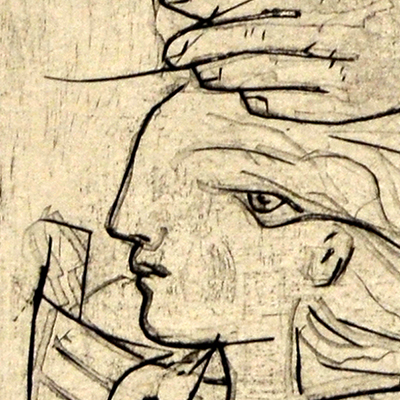 Picasso, Pablo - Minataur, detail