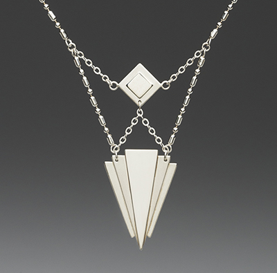 silver necklace