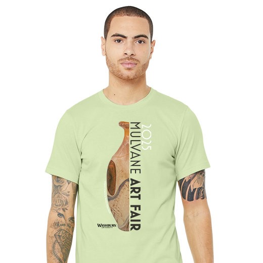 Mockup of 2025 Art Fair t-shirt 