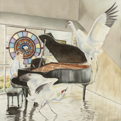 Image of watercolor painting by LeeAnn Skinner