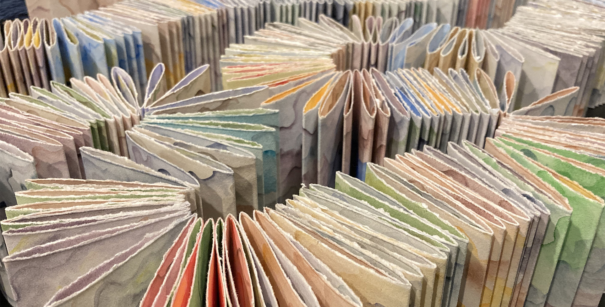 accordian books