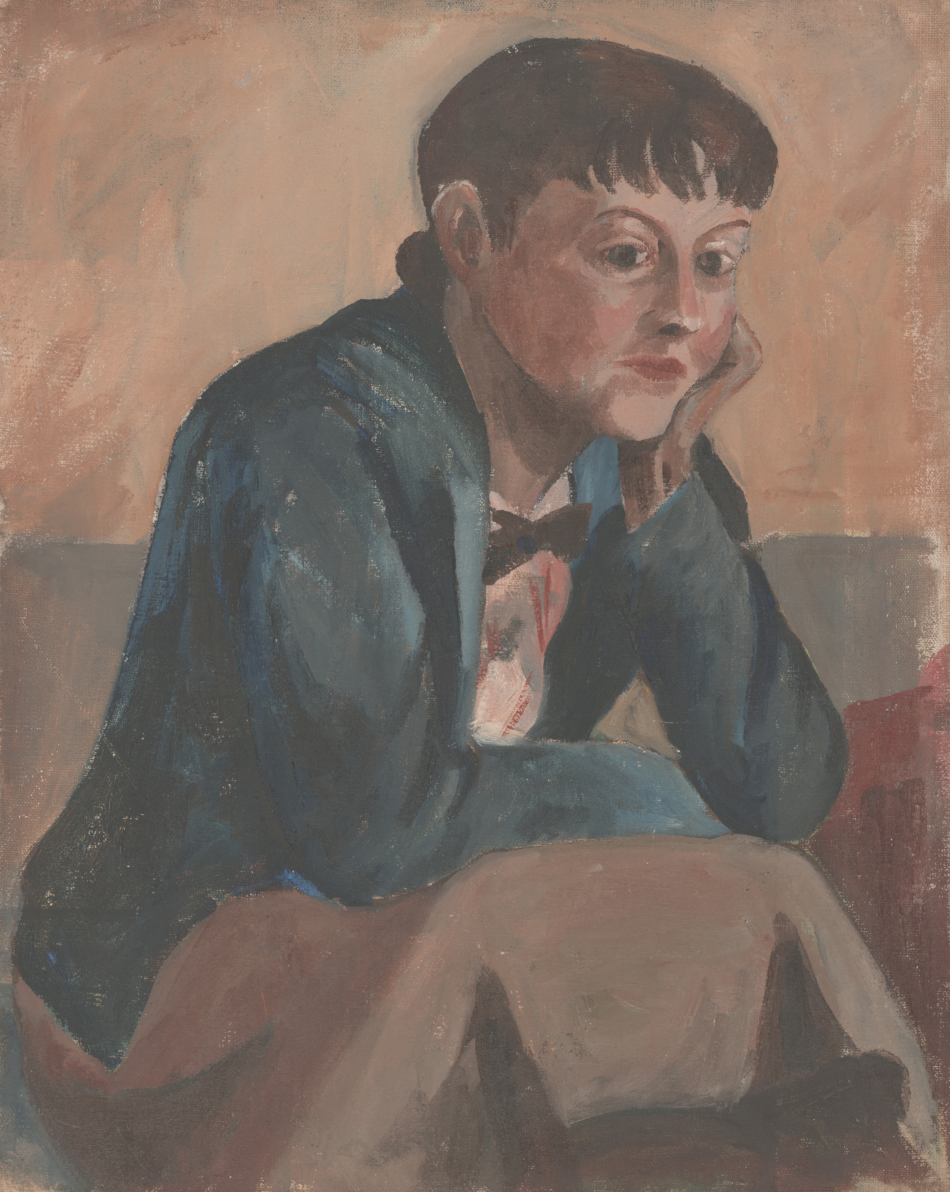 portrait of a sitting woman